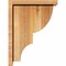 Ekena Millwork Ridgewood Rough Sawn Corbel w/Backplate, Western Red Cedar, 6"W x 12"D x 16"H COR06X12X16RID01RWR - alternate 3